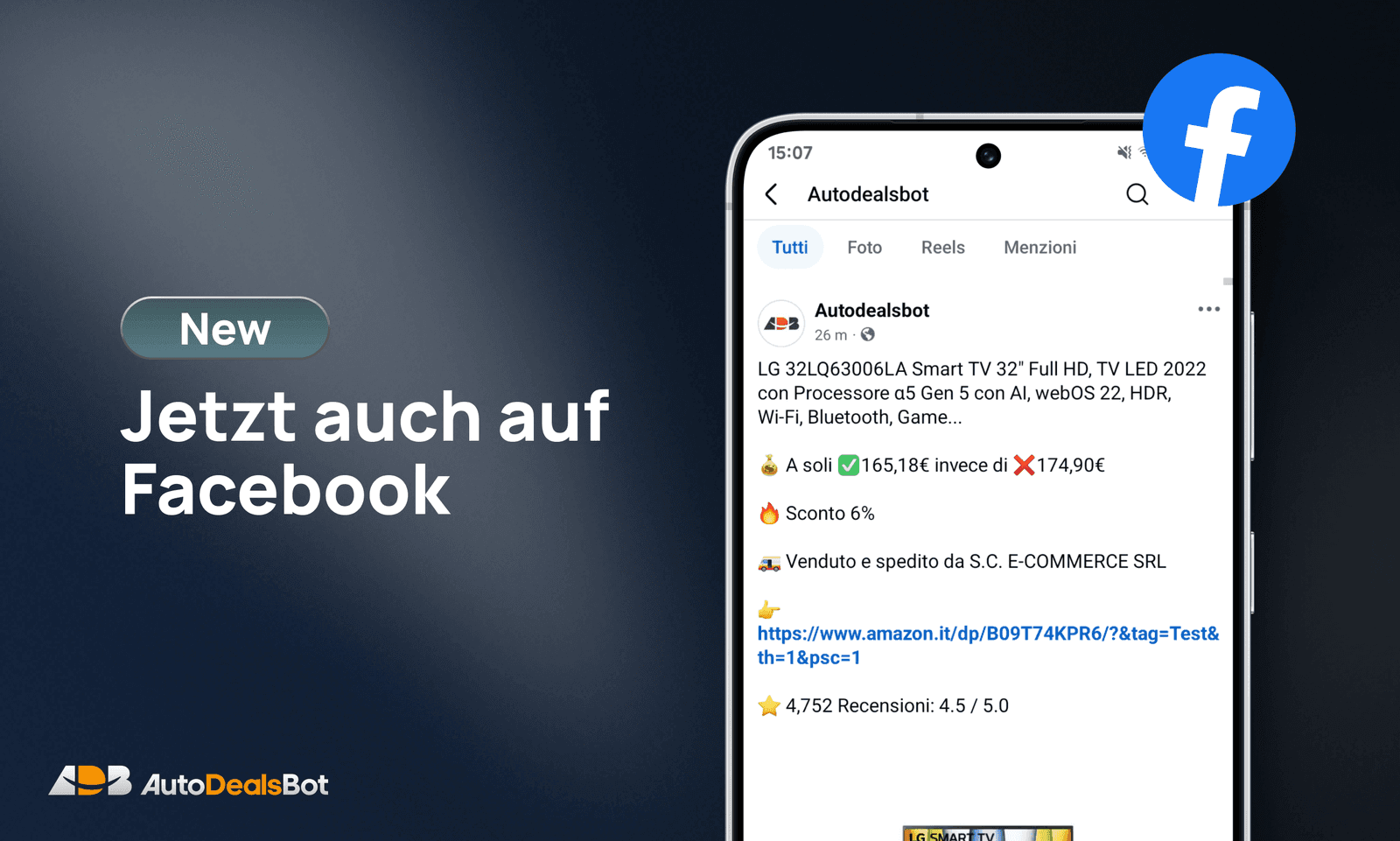 Auch auf Facebook veröffentlichen