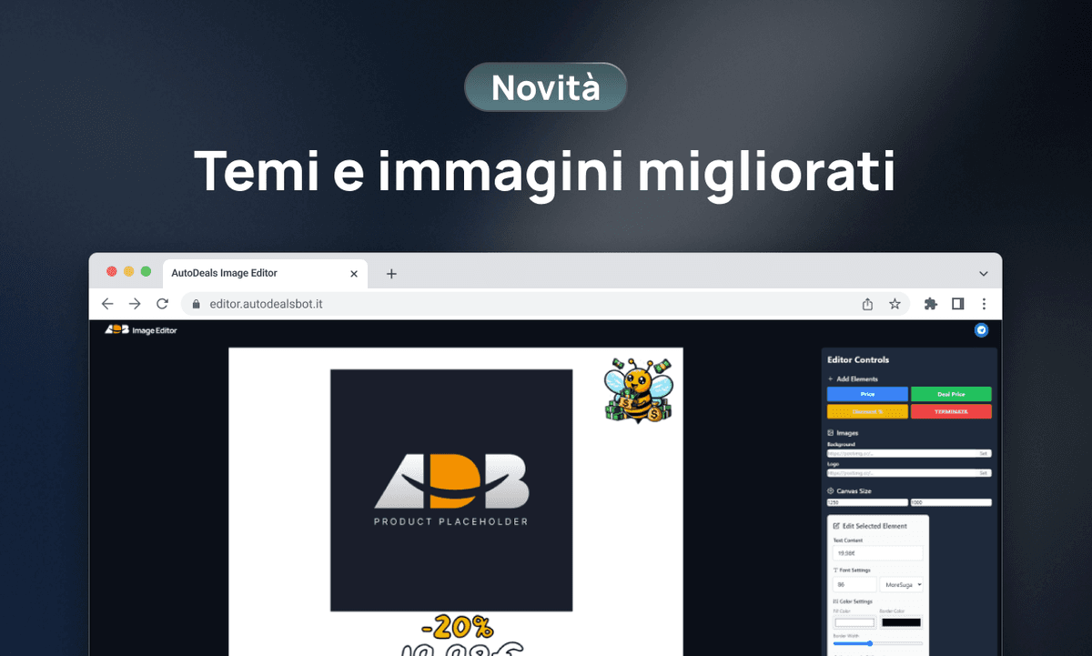 Miglioramenti temi e immagini