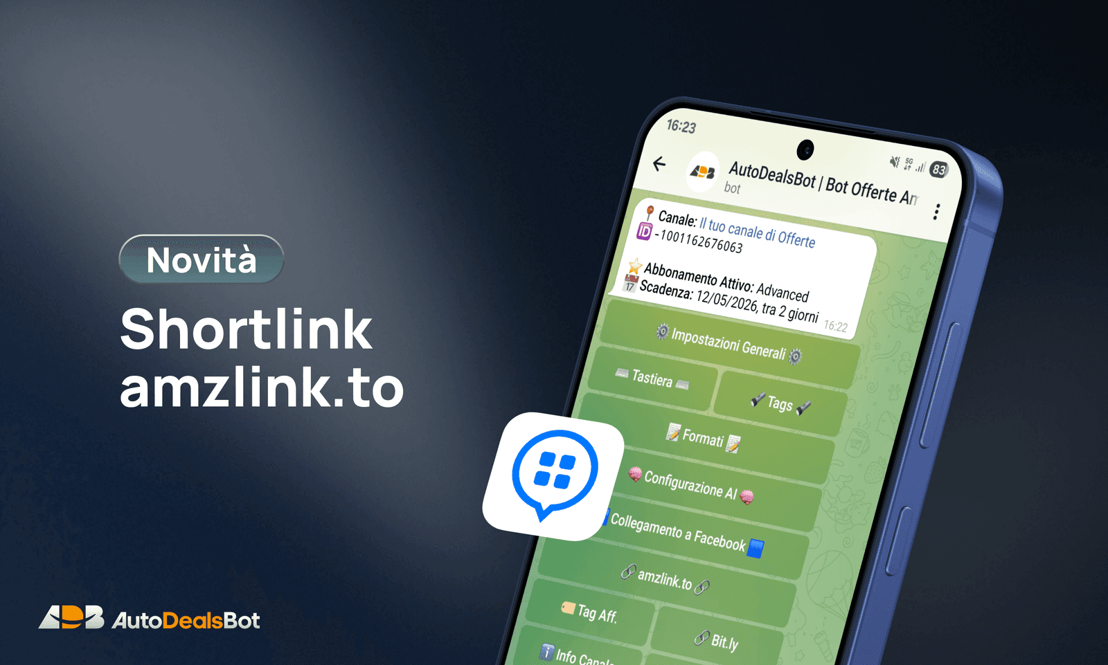 Shortlinks amzlink.to con PostTap